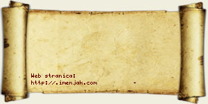 Jana Cvetanović vizit kartica